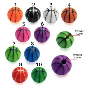 UV Fancy Single Strips Basketball Print Loose Balls