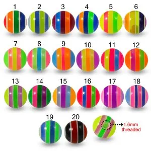 UV Multicolor Balls