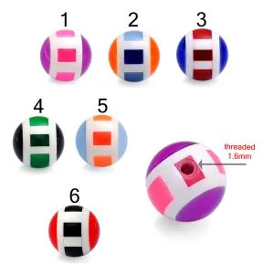 Double Toned Colour UV Balls