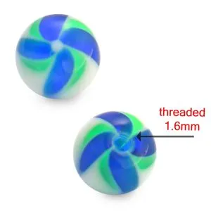 New Colorful Charms UV Beach Balls