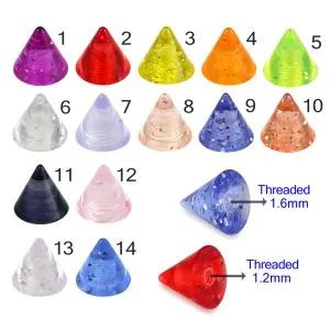 UV Fancy Cones With Multi Colorful Design