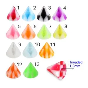 Attractive Colors of UV Fancy Cone Accessories