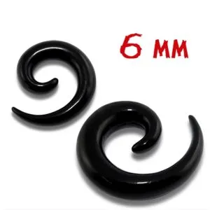 6mm Acrylic UV Spiral Ear Taper Expander Stretcher Plug