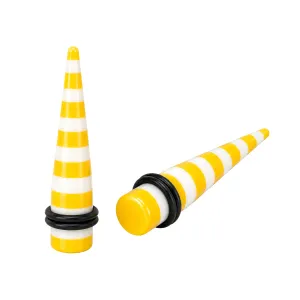Yellow Stripe Straight Ear Expander