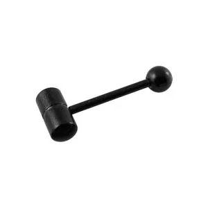 Steel Blackline Capsule Tongue Barbell