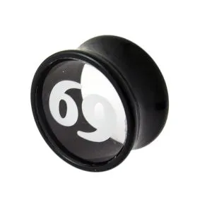 Double Flared 69 Logo Plug