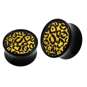 Double Flared Cheetah Logo Ear Plug