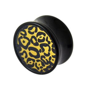 Double Flared Cheetah Logo Ear Plug