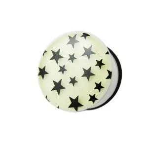 Glow In The Dark Multi Stars Ear Plug