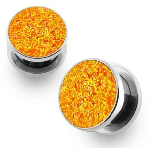Glittering Topaz Screw Fit Flesh Tunnel