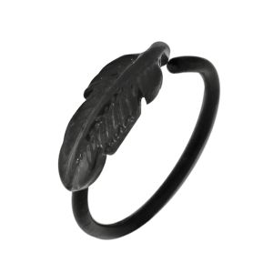 Leaf Style Cartilage Helix Tragus Hoop Ring Stud